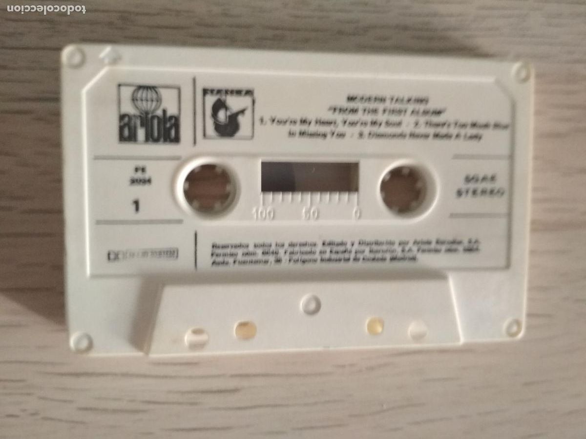 Casetes antiguos: MODERN TALKING FROM RHE FIRST AL BUM, 1987, ED ESPA&Ntilde;OLA - Foto 5