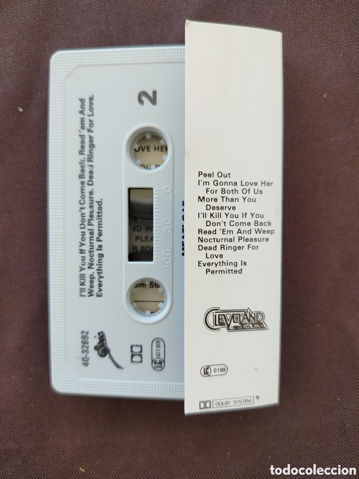 Casetes antiguos: Cassette Meat Loaf 81 - Foto 2
