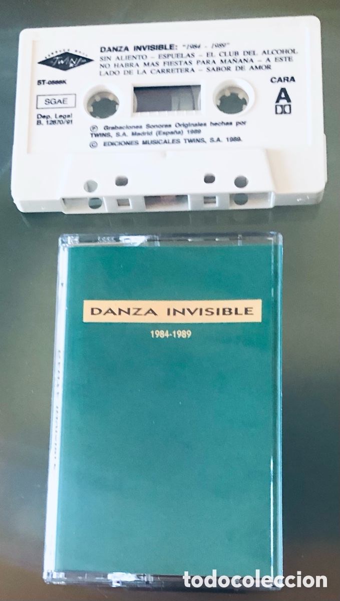 Casetes antiguos: Danza Invisible: 1984-1989 - Foto 2