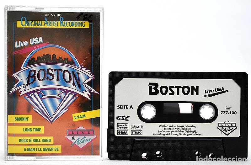 Casetes antiguos: Boston - Live USA. Casete - Foto 1