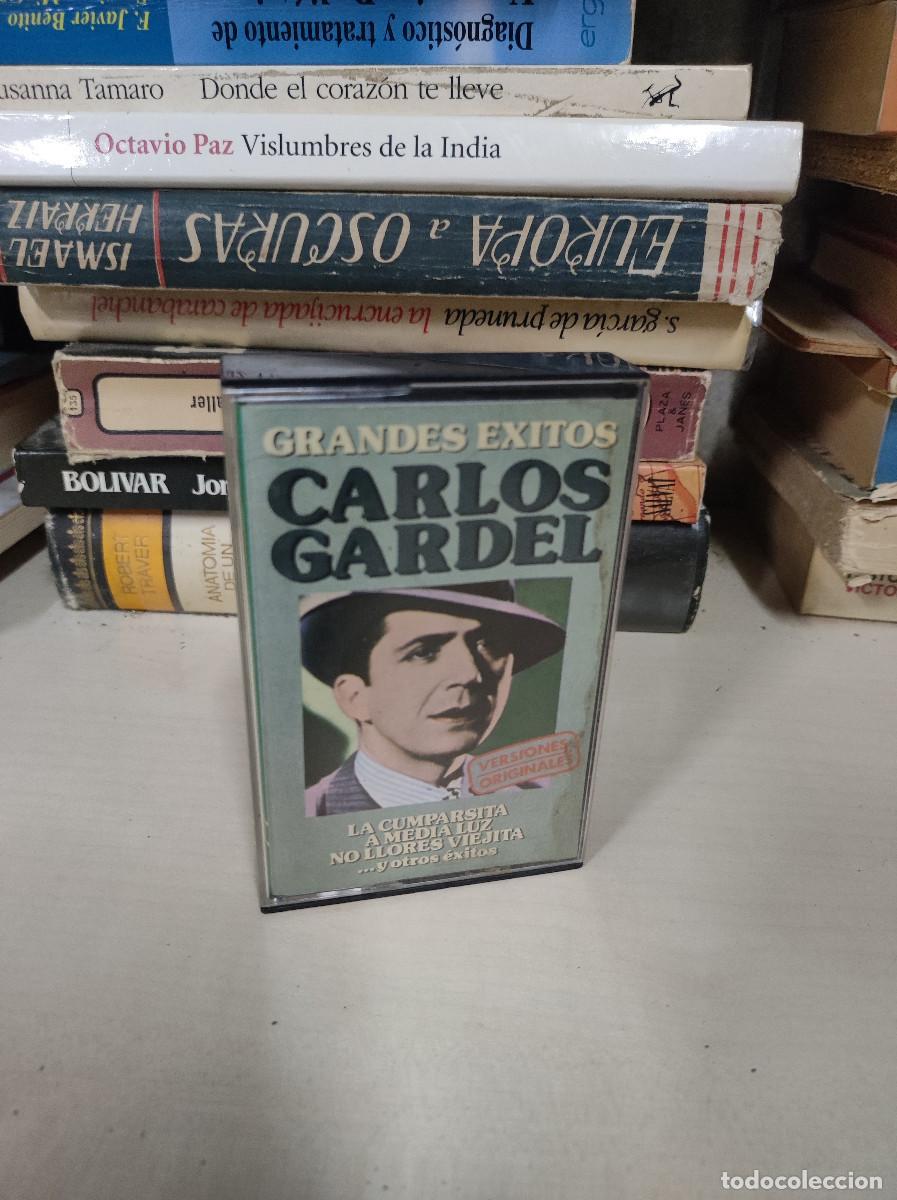 Casetes antiguos: GRANDES EXITOS CARLOS GARDEL - Foto 1