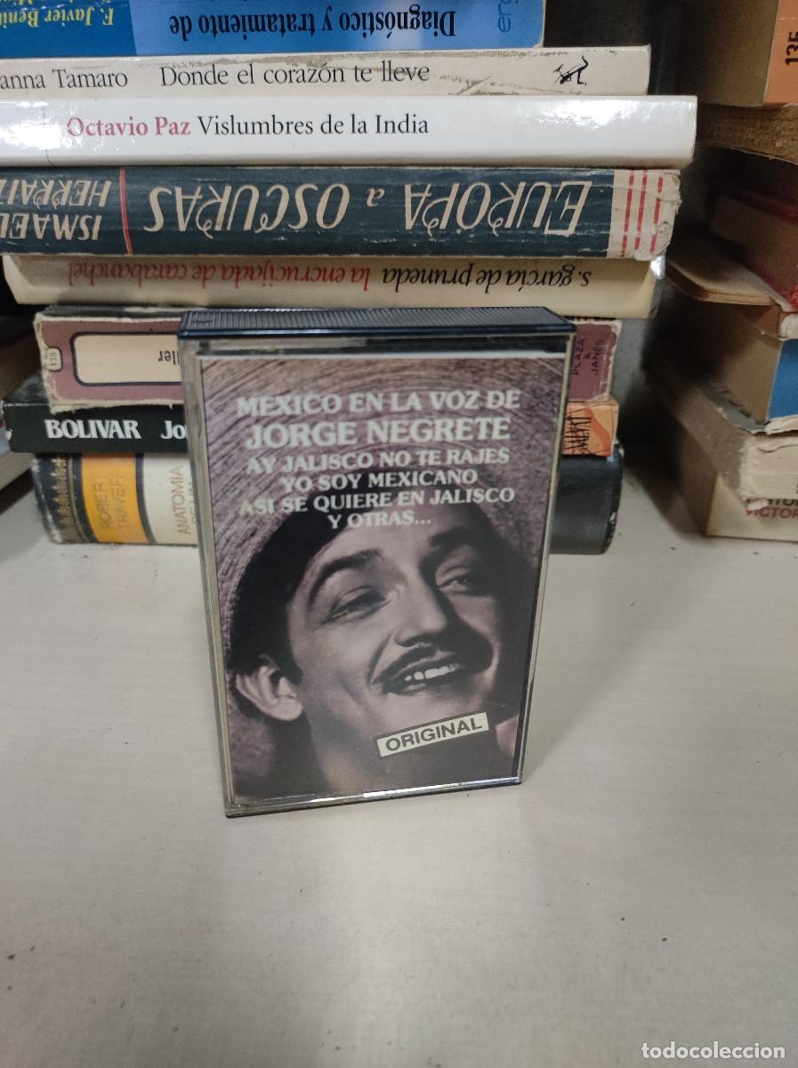 Casetes antiguos: MEXICO EN LA VOZ DE JORGE NEGRETE ORIGINAL - Foto 1