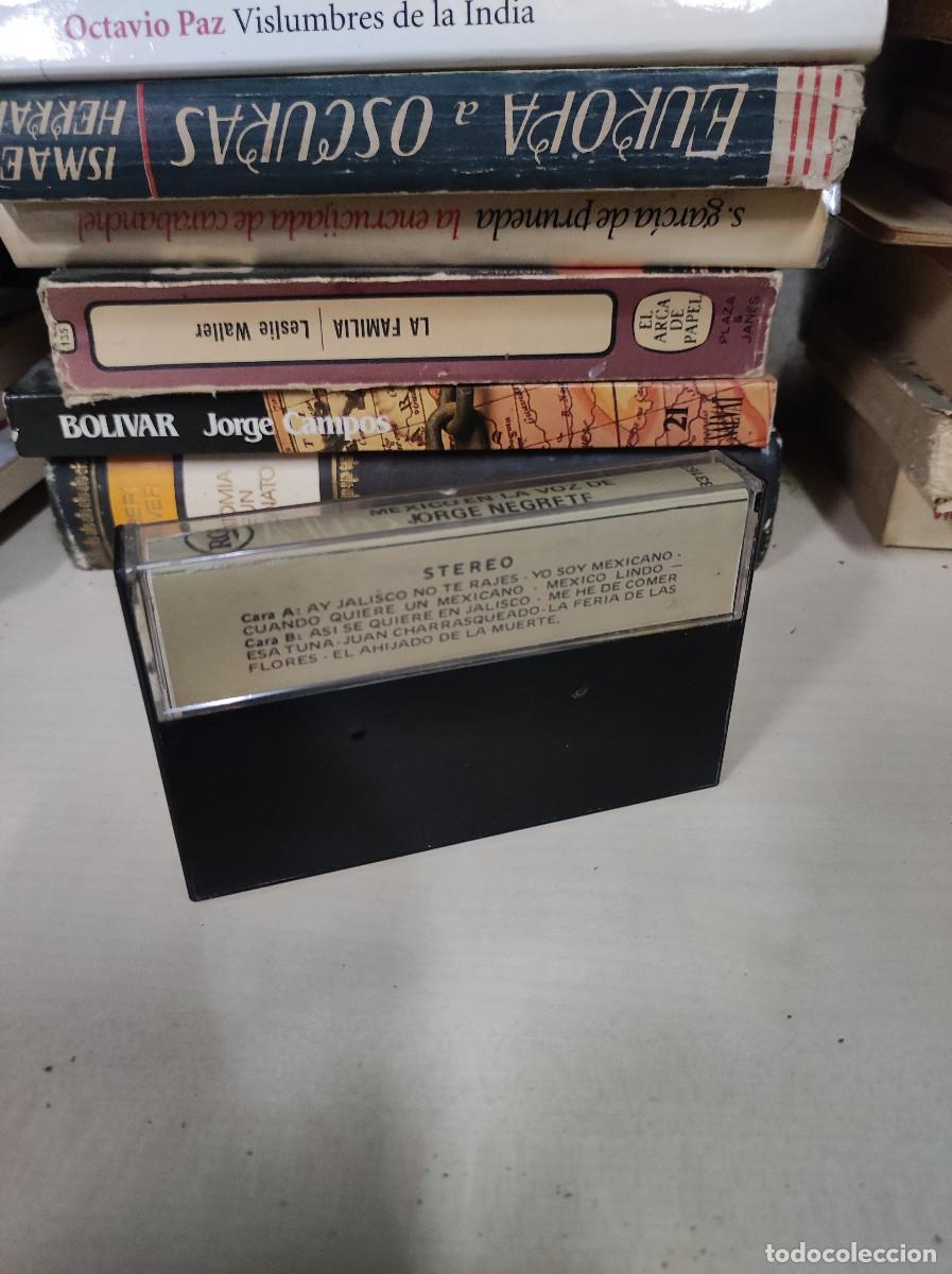 Casetes antiguos: MEXICO EN LA VOZ DE JORGE NEGRETE ORIGINAL - Foto 2