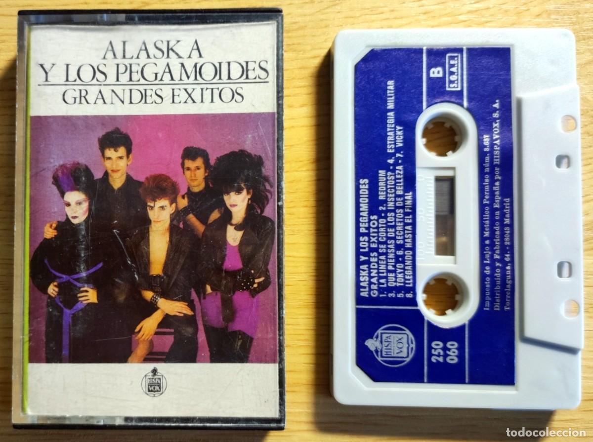 Casetes antiguos: ALASKA Y LOS PEGAMOIDES / GRANDES &Eacute;XITOS - 1982 Hispavox CASETE - Foto 1