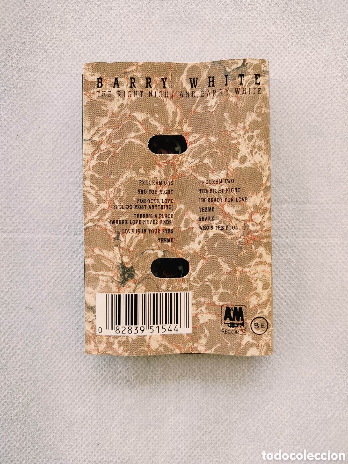 Casetes antiguos: Cassette Barry White - Foto 2