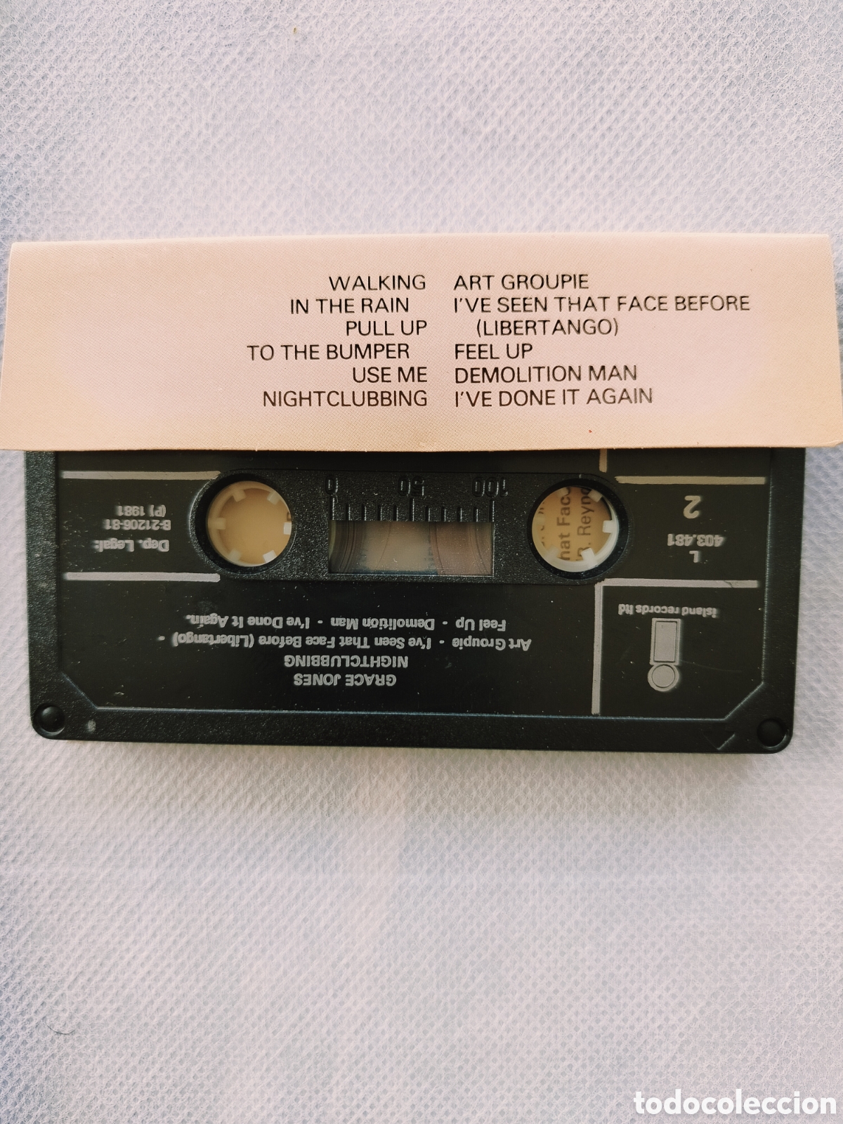 Casetes antiguos: Cassette Grace Jones - Foto 2