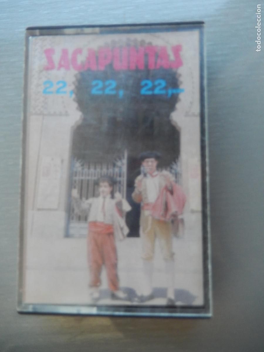 Casetes antiguos: SACAPUNTAS - 22,22,22 CASETE- 1987