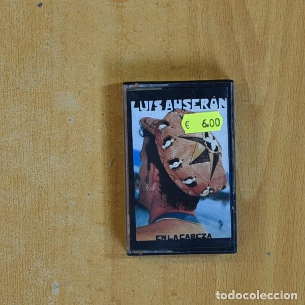 Casetes antiguos: LUIS AUSERON - EN LA CABEZA - CASSETTE - Foto 1