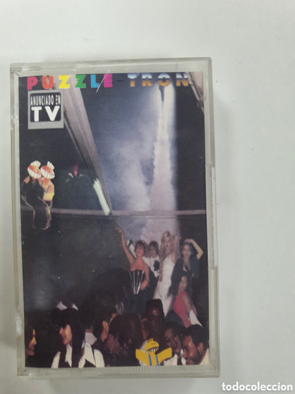 Casetes antiguos: Cassette puzzle tron casete - Foto 1