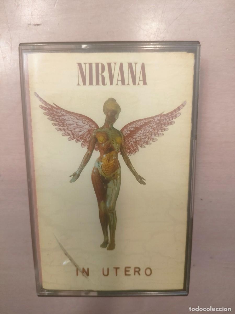 Casetes antiguos: NIRVANA. IN UTERO. Cinta negra - Foto 1