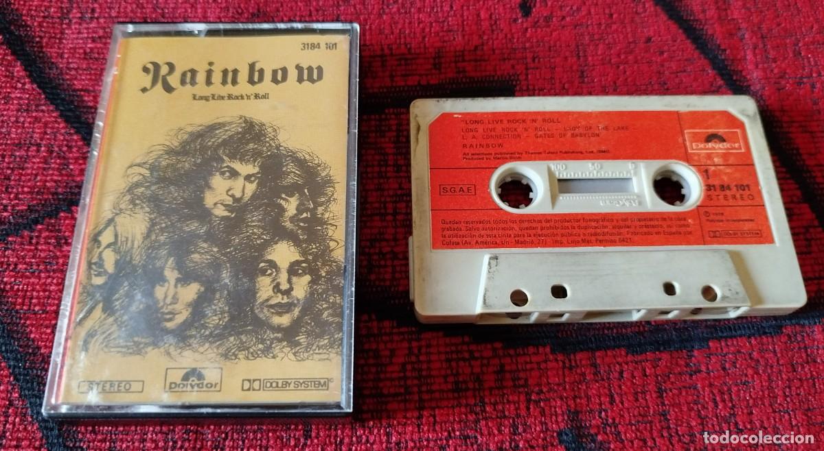Casetes antiguos: RAINBOW ** Long Live Rock N Roll ** CASSETTE 1978 - Foto 1