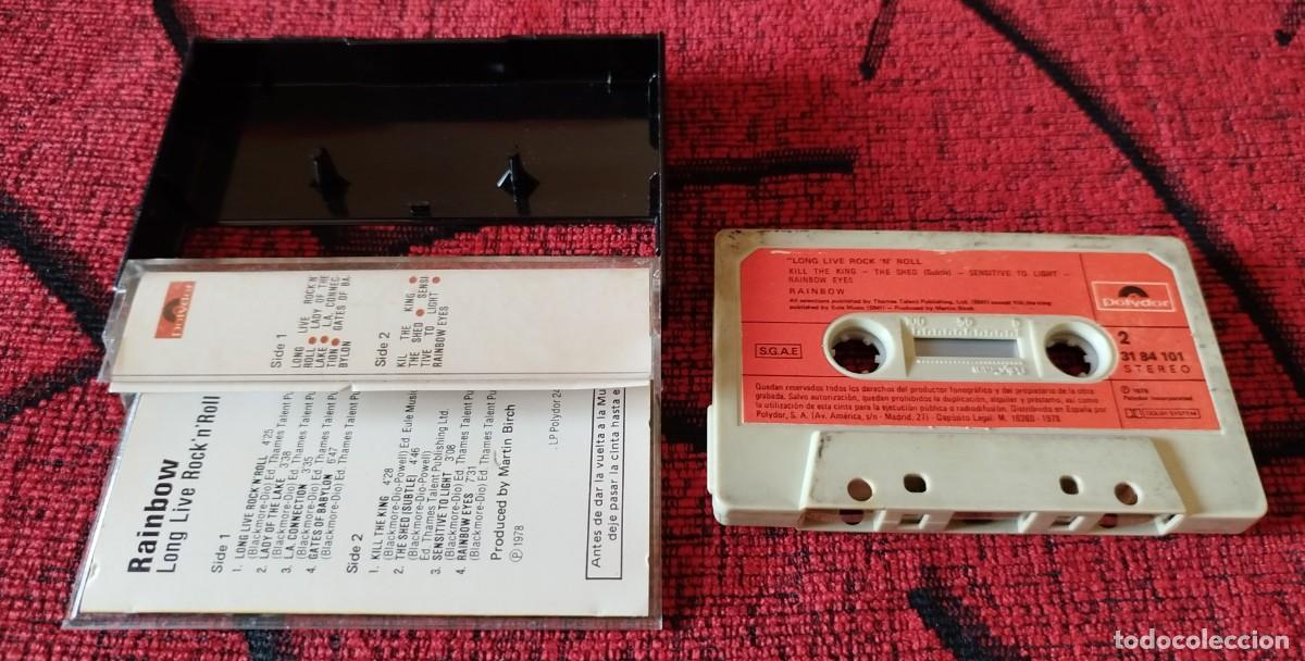 Casetes antiguos: RAINBOW ** Long Live Rock N Roll ** CASSETTE 1978 - Foto 2