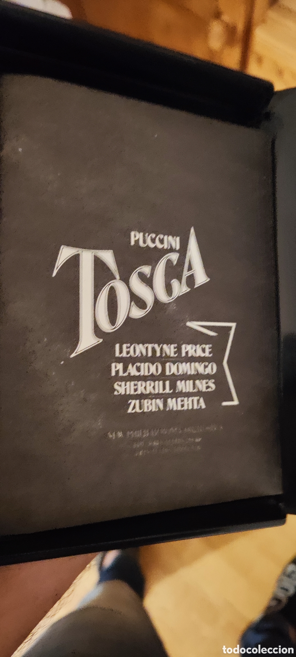Casetes antiguos: Doble cassette Tosca Pl&aacute;cido Domingo - Foto 3