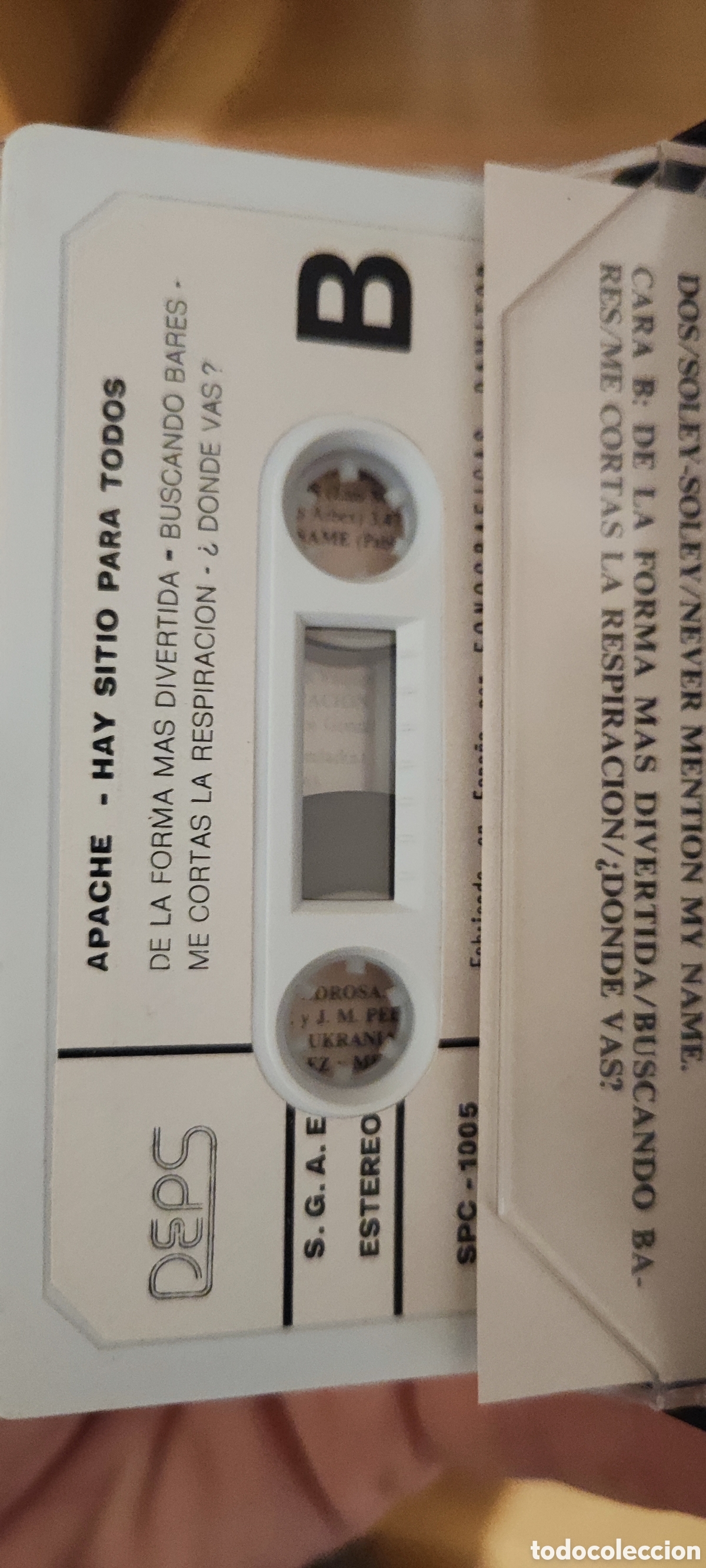 Casetes antiguos: Cassette Apache cinta - Foto 3