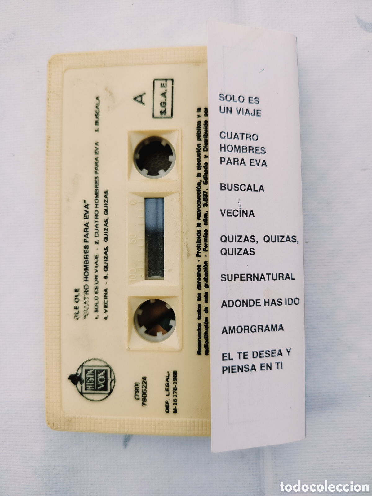 Casetes antiguos: Cassette OLE OLE 1988 - Foto 3