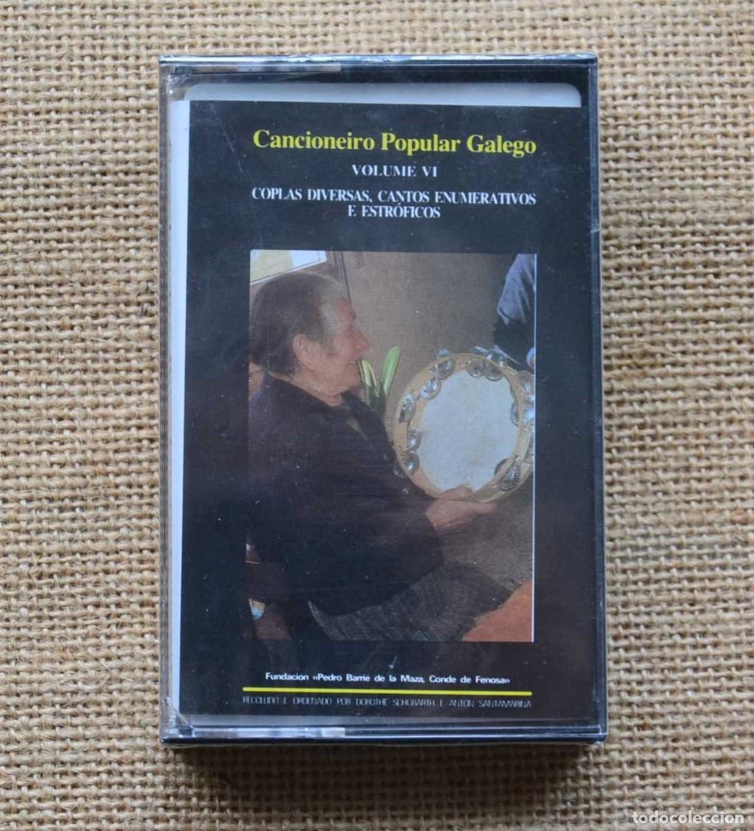 Cassette antiche: CANCIONEIRO POPULAR GALEGO Volume VI COPLAS ; Doroth&eacute; Schubarth, A. Santamarina CASSETTE