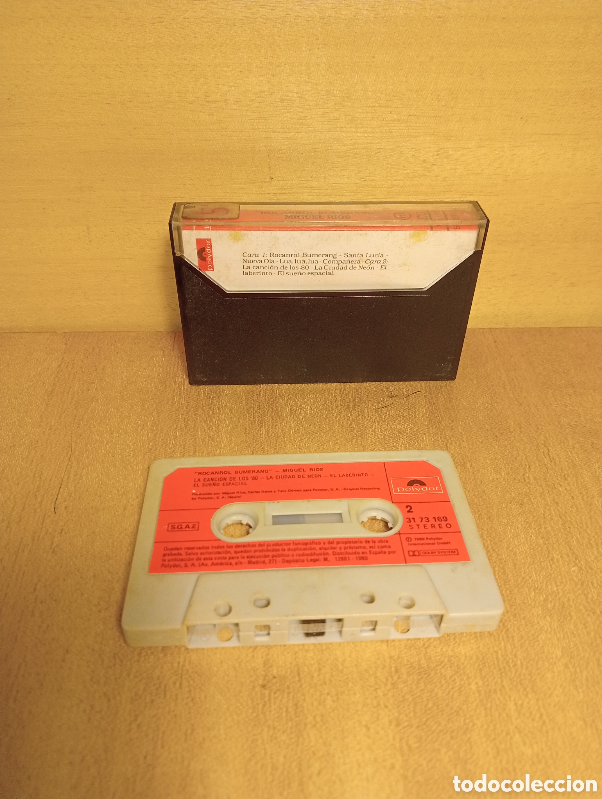 Casetes antiguos: Miguel R&iacute;os. Roncanrol, Bumerang.. - Foto 2