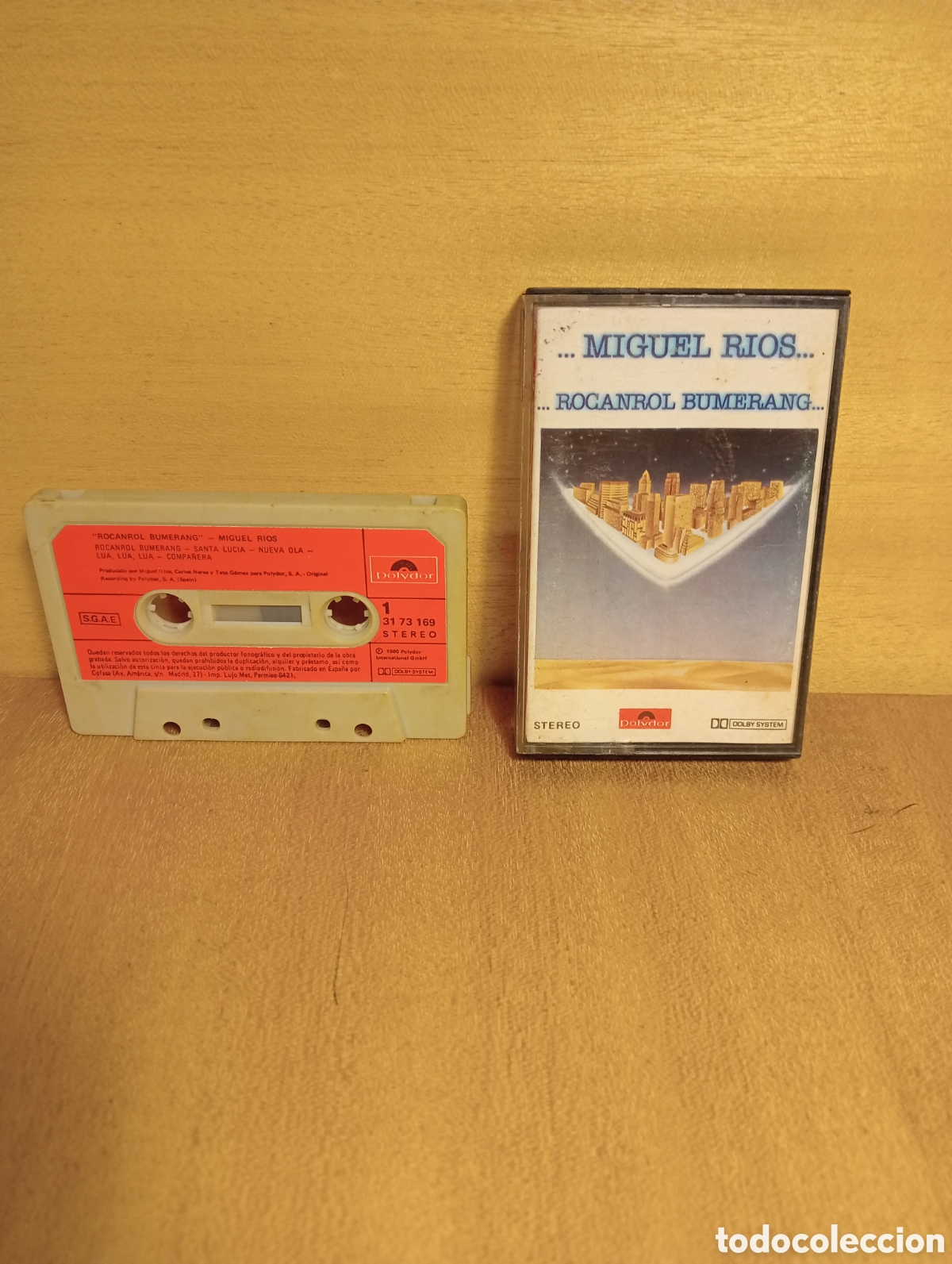 Casetes antiguos: Miguel R&iacute;os. Roncanrol, Bumerang.. - Foto 1