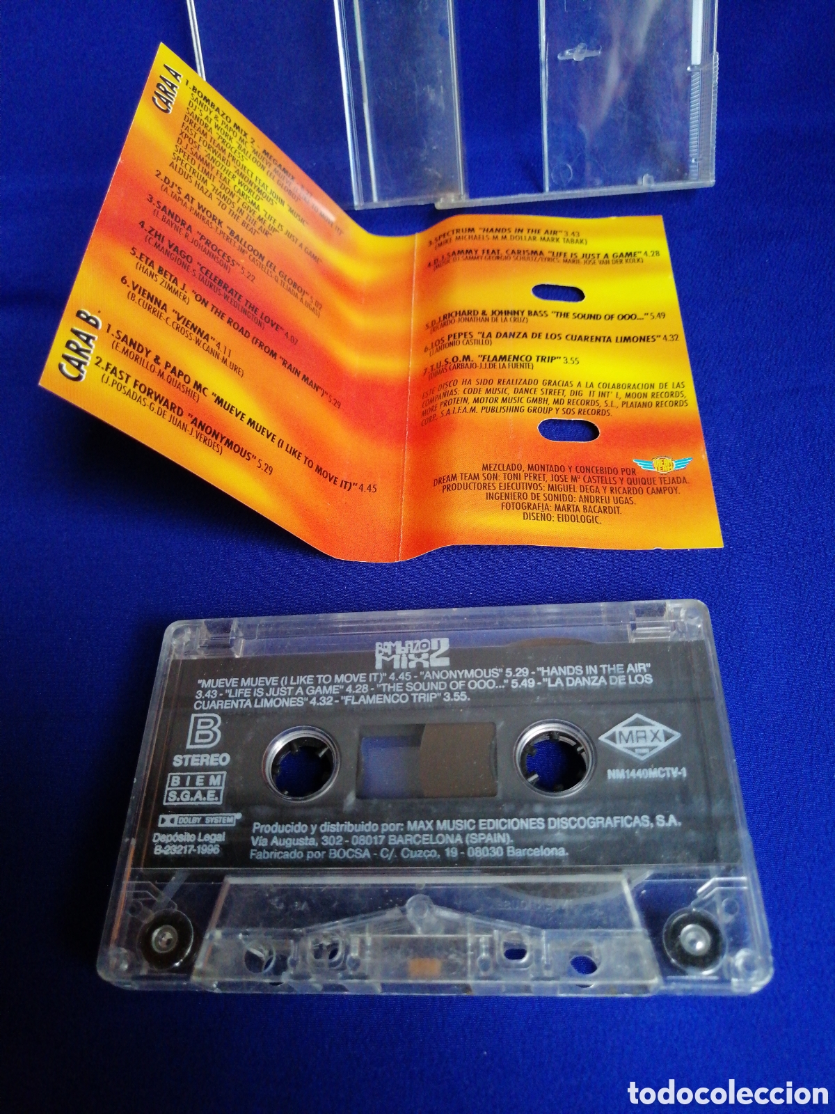 Casetes antiguos: BOMBAZO MIX 2 A&Ntilde;O 1996 - Foto 4
