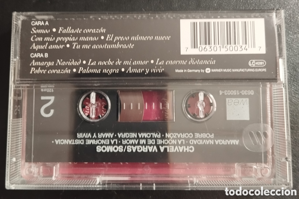 Casetes antiguos: Chavela Vargas - Somos (1996) Cassette - Foto 2