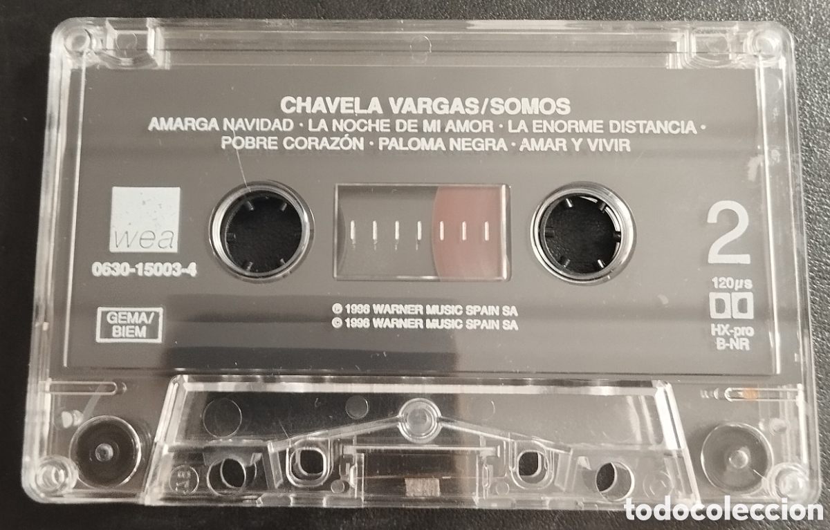 Casetes antiguos: Chavela Vargas - Somos (1996) Cassette - Foto 4