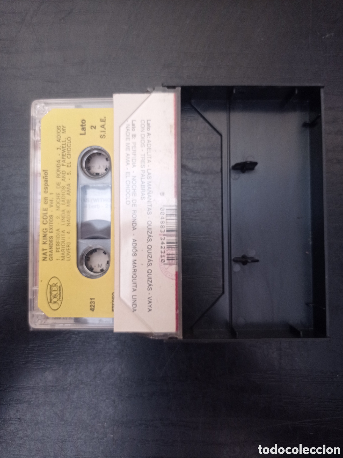 Casetes antiguos: Nat King cole grandes &eacute;xitos en espa&ntilde;ol versi&oacute;n original - Foto 2
