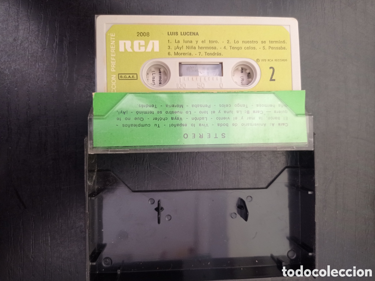 Casetes antiguos: Luis Lucena stereo cassette colecci&oacute;n preferente - Foto 2