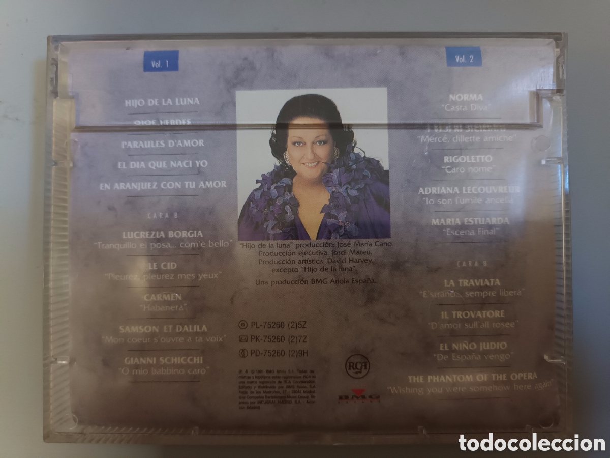 Casetes antiguos: Eternal Caballe 2 casetes - Foto 2
