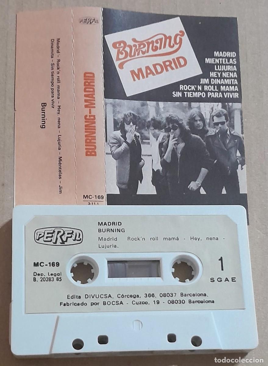 Casetes antiguos: BURNING - MADRID - PERFIL - Foto 1