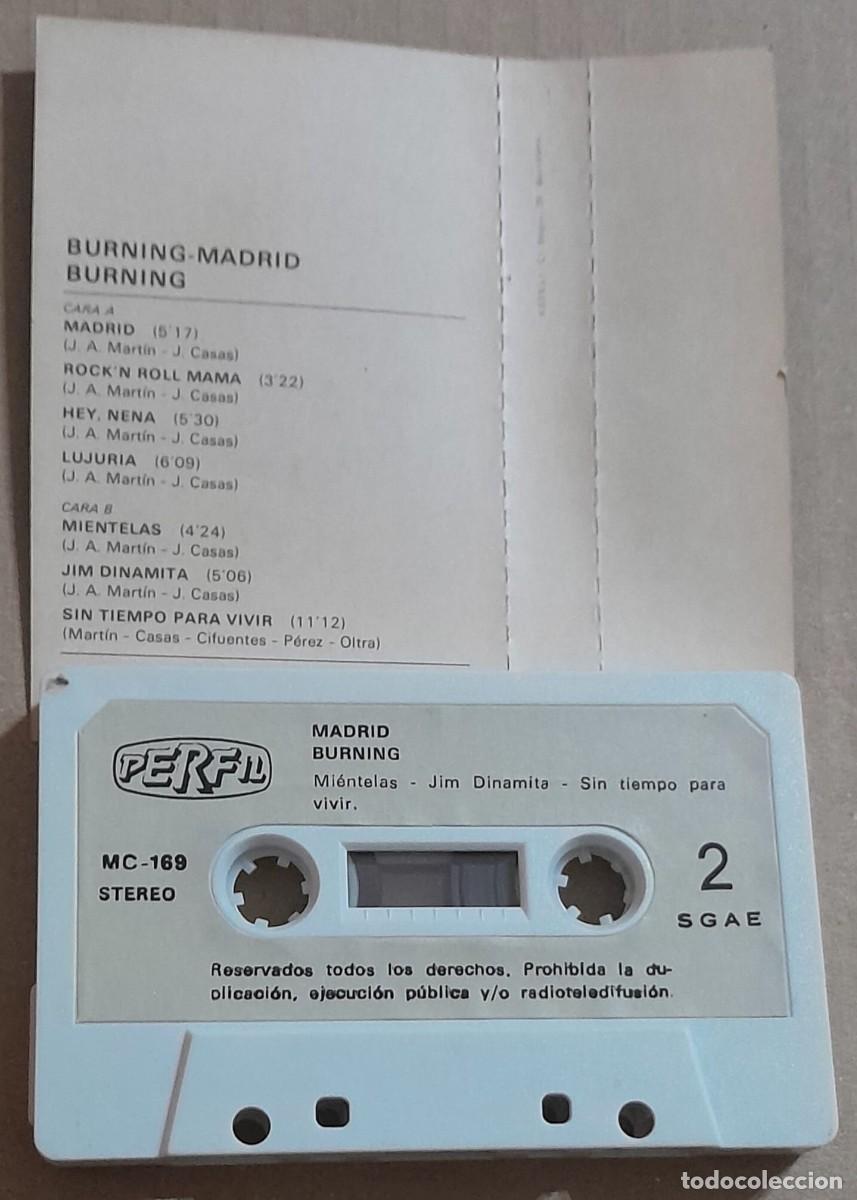 Casetes antiguos: BURNING - MADRID - PERFIL - Foto 2