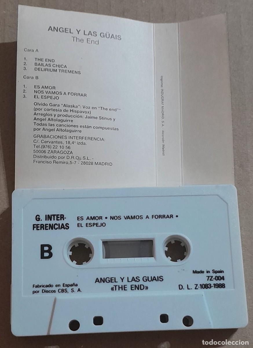 Casetes antiguos: ANGEL Y LAS G&Uuml;AIS - THE END - Foto 2