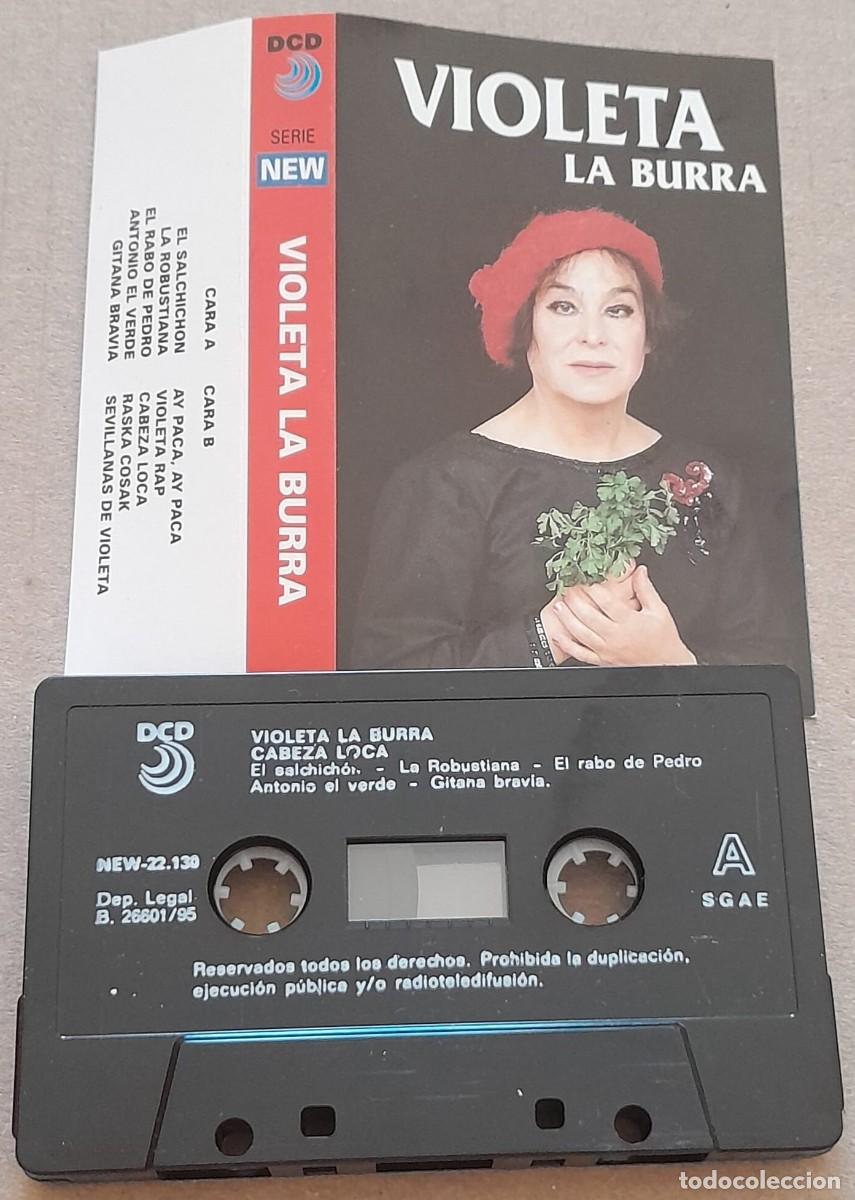 Casetes antiguos: VIOLETA LA BURRA - CABEZA LOCA - Foto 1