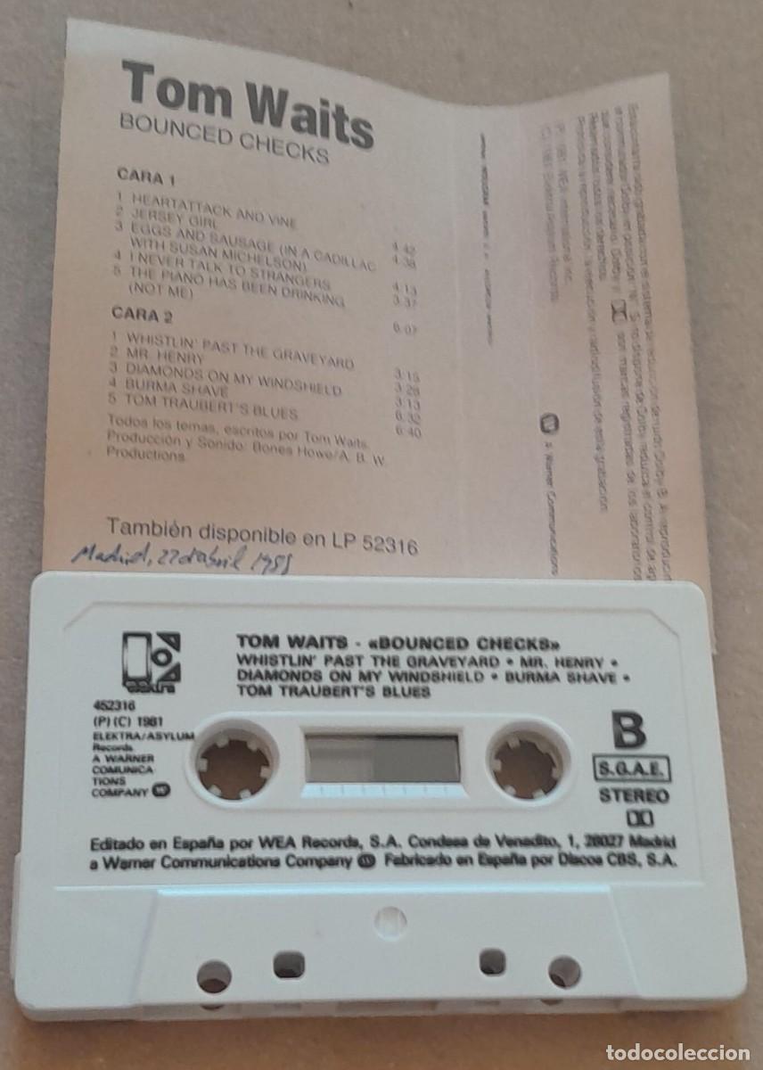 Casetes antiguos: TOM WAITS - BOUNCED CHECKS - Foto 2