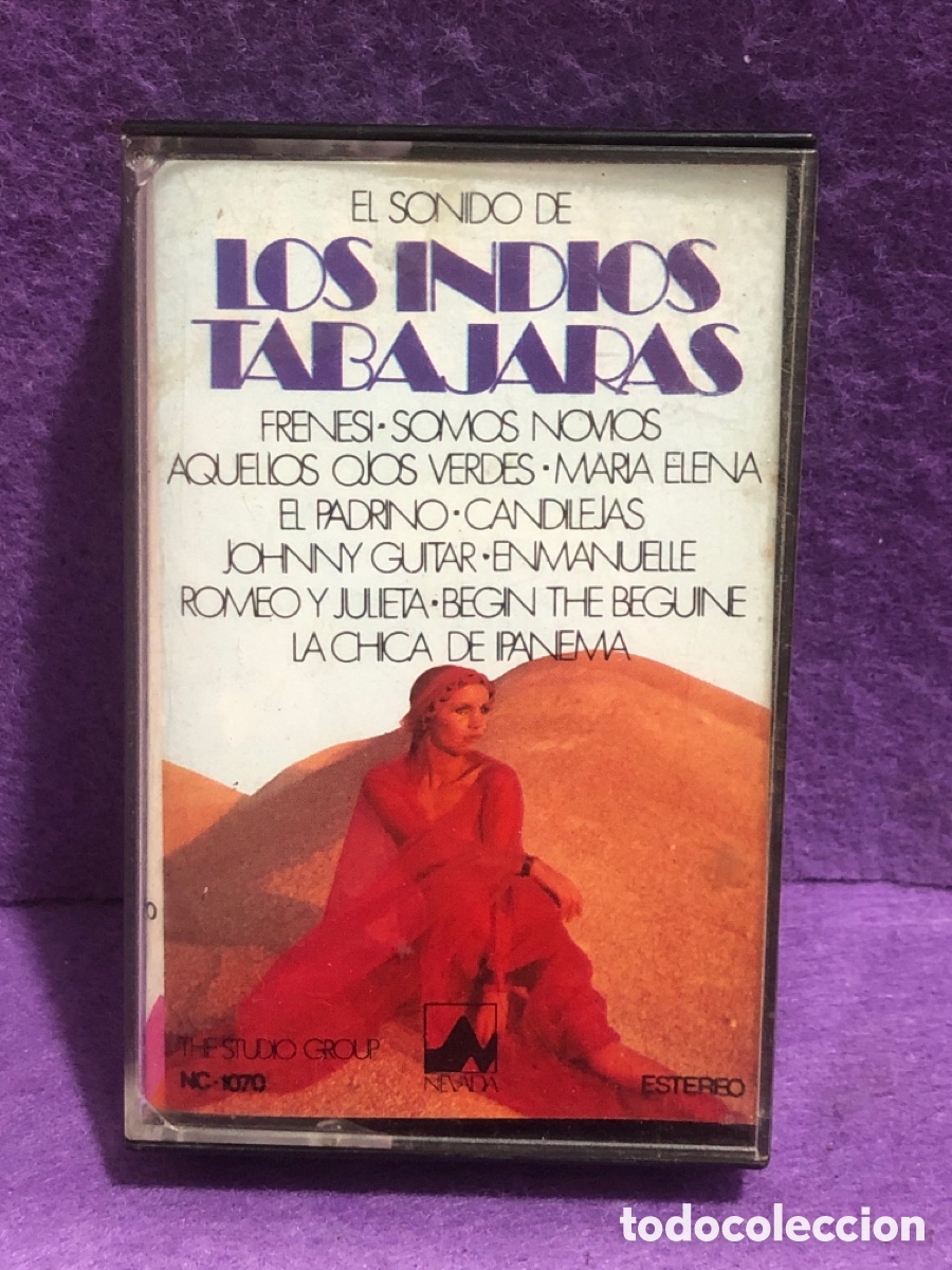 Casetes antiguos: Cinta Cassette musica Los indios Tabajaras (L106) - Foto 1