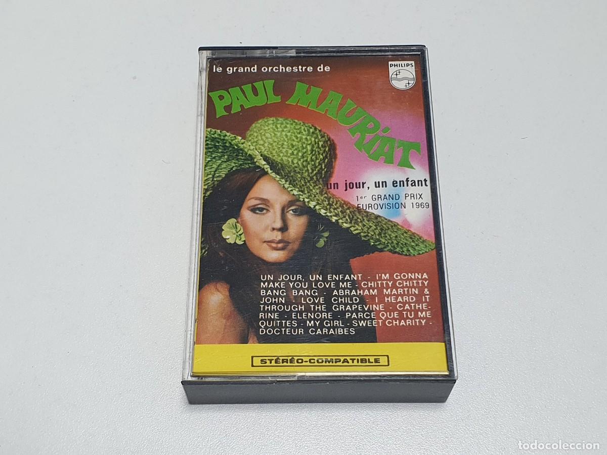 Casetes antiguos: CASETE - LE GRAND ORCHESTRE DE PAUL MAURIAT - UN JOUR, UN ENFANT - 1 GRAND PRIX EUROVISI&Oacute;N 1969.