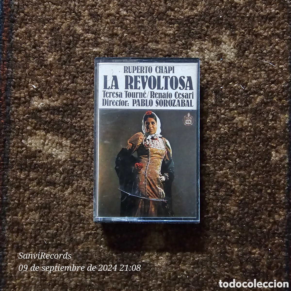 Casetes antiguos: CASETE, RUPERTO CHAP&Iacute;: LA REVOLTOSA - Foto 1