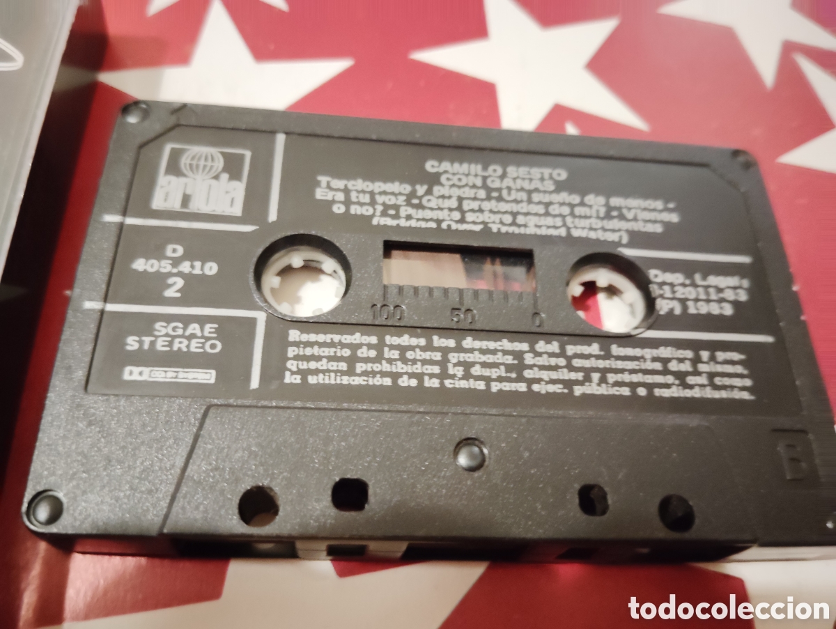 Casetes antiguos: CAMILO SESTO - AGENDA DE BAILE ( 1986 ) - Foto 2