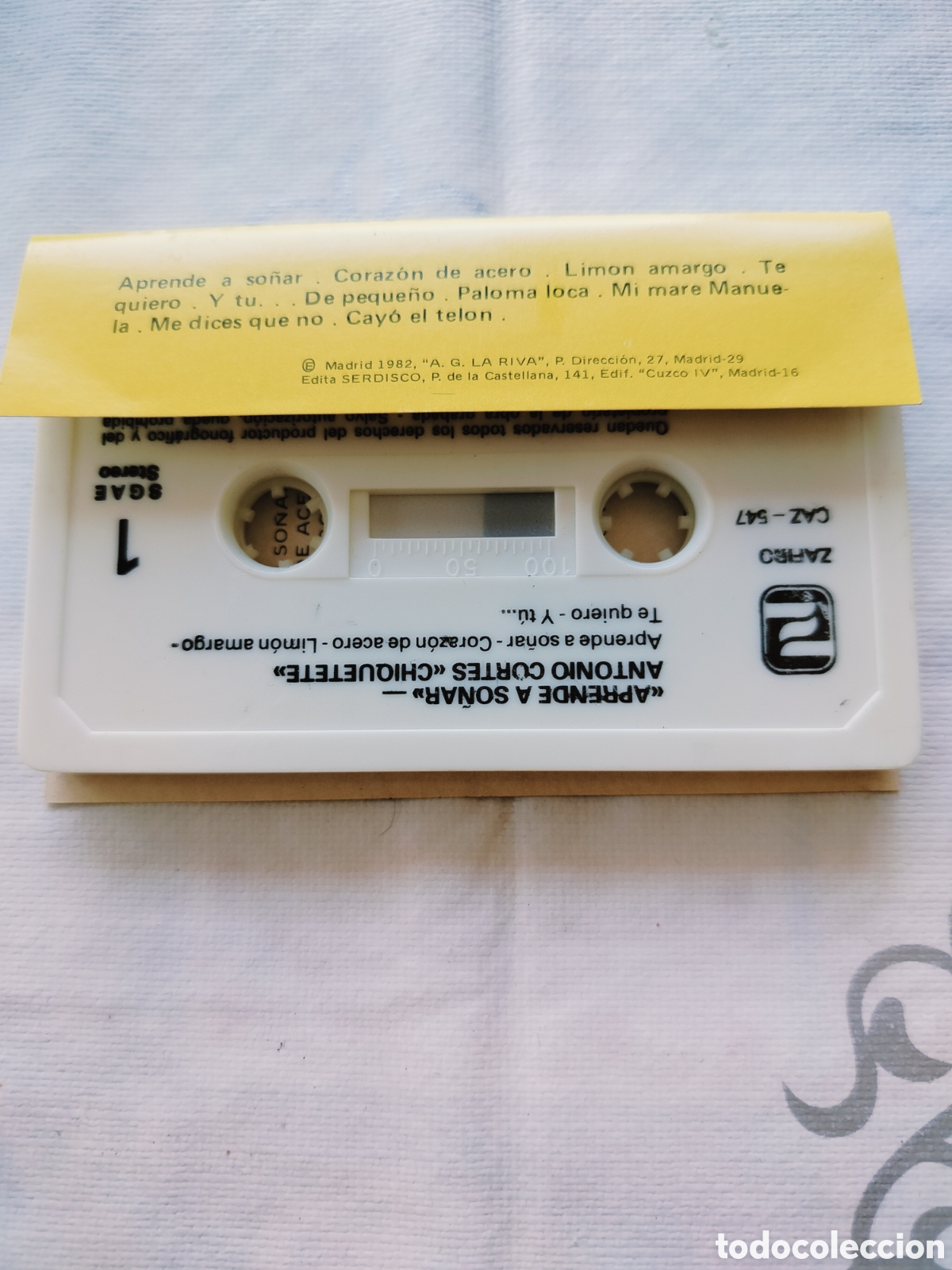 Casetes antiguos: Cassette Chiquetete 1982 - Foto 2