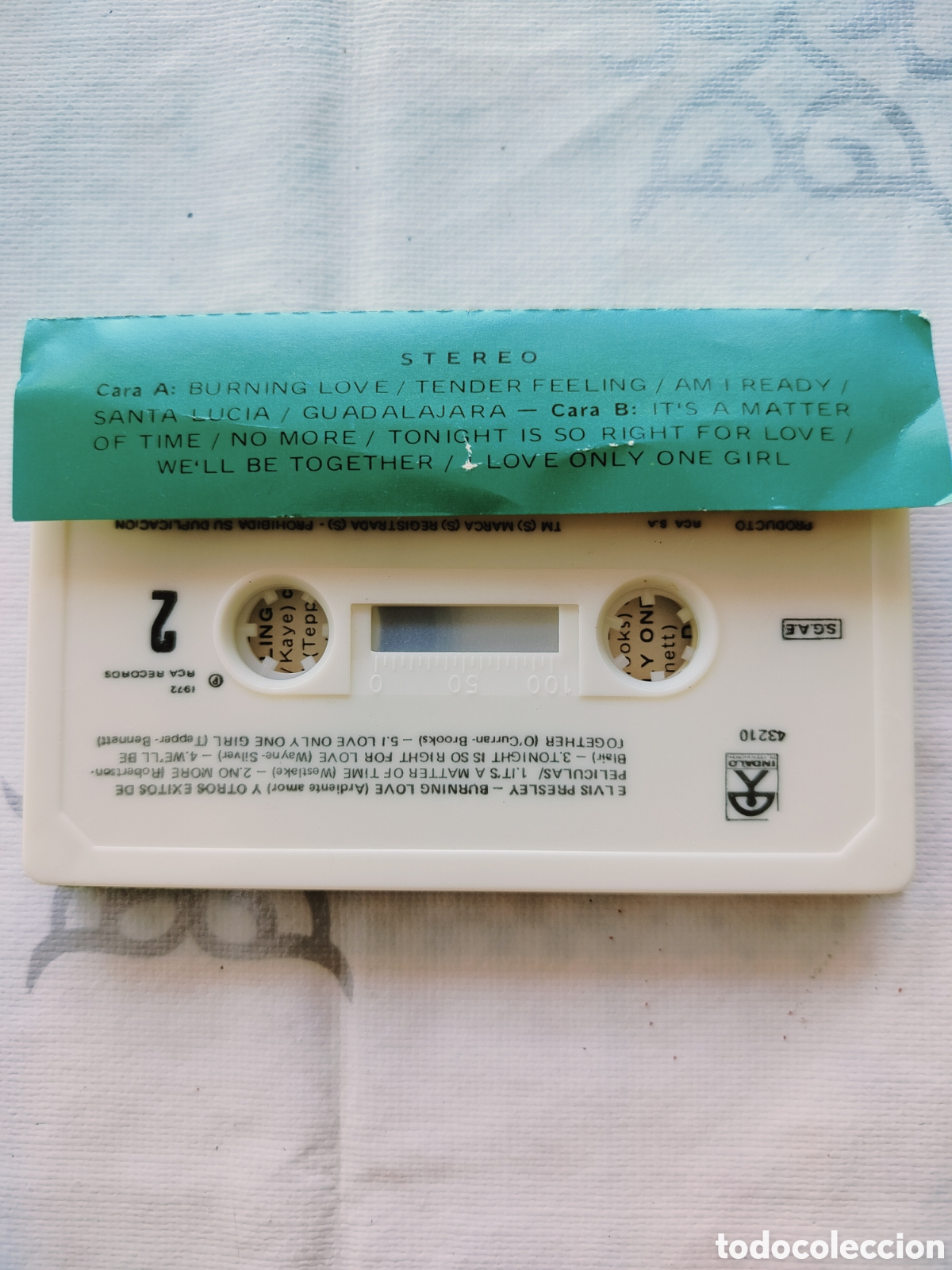 Casetes antiguos: Cassette Elvis Presley - Foto 2