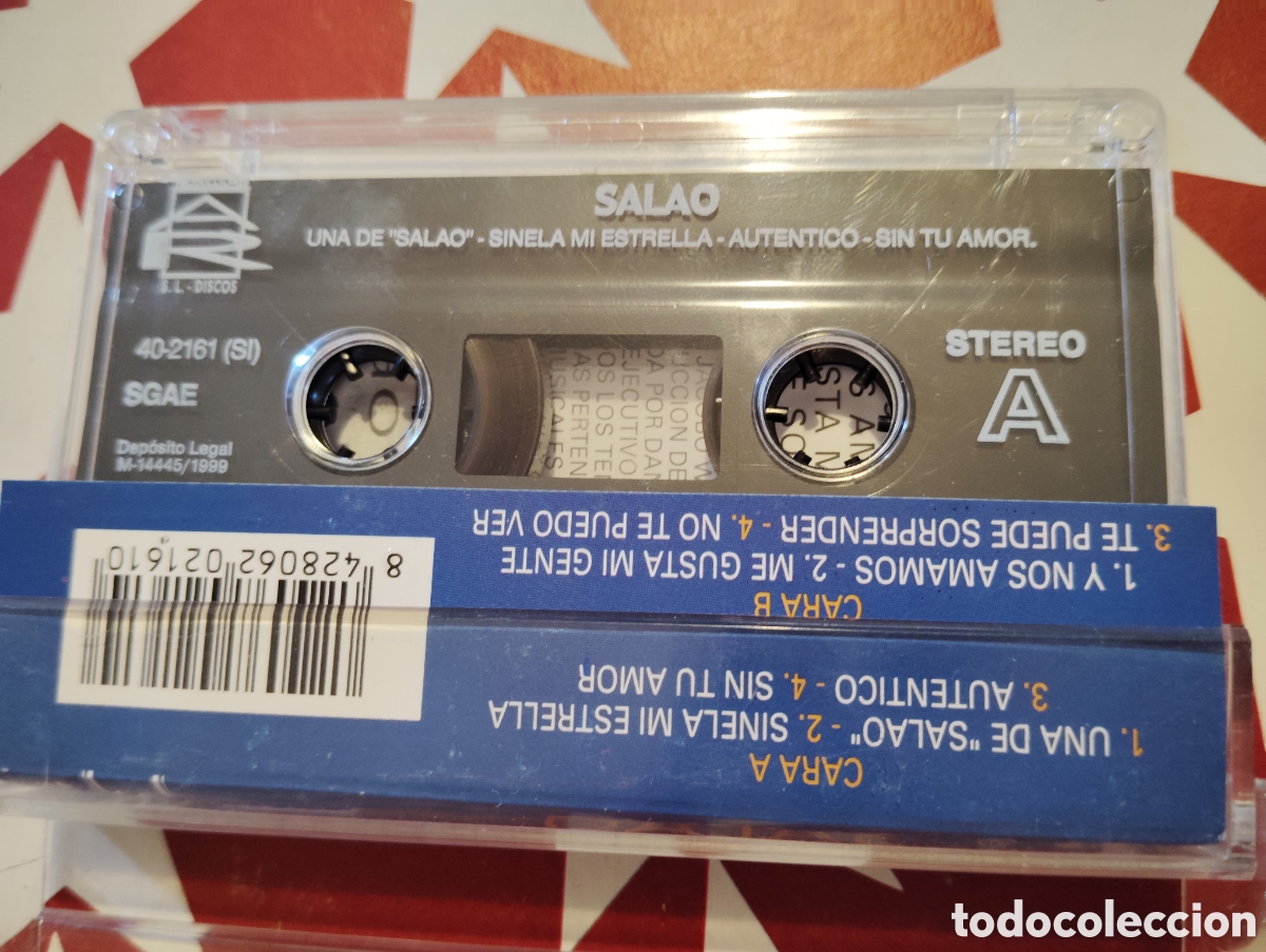 Casetes antiguos: SALAO - SALAO ( 1999 ) - Foto 2