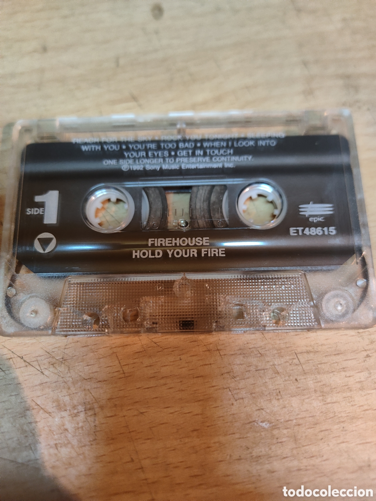 Casetes antiguos: Casete Firehouse &ndash; Hold Your Fire - Foto 2