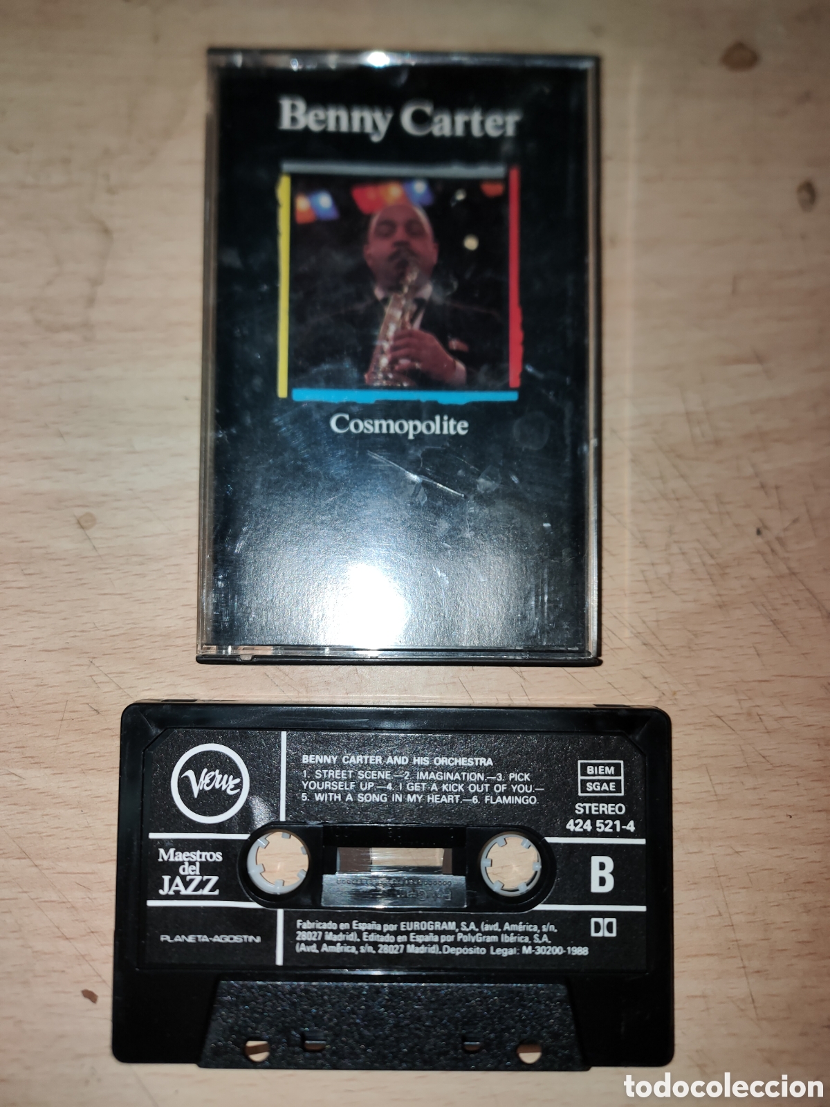 Casetes antiguos: Casete BENNY CARTER. COSMOPOLITE. - Foto 1