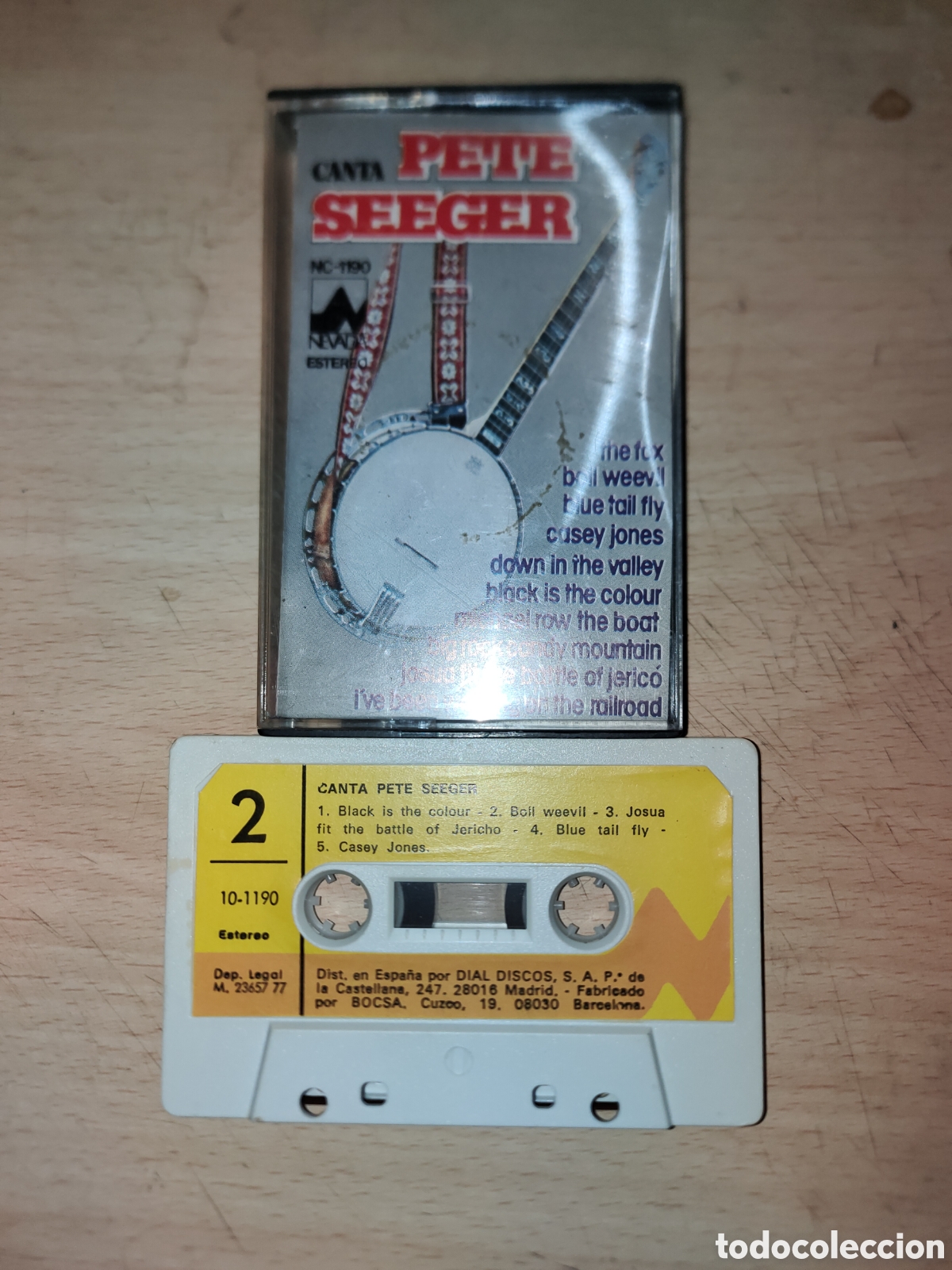 Casetes antiguos: Casete CANTA PETE SEEGER - Foto 1