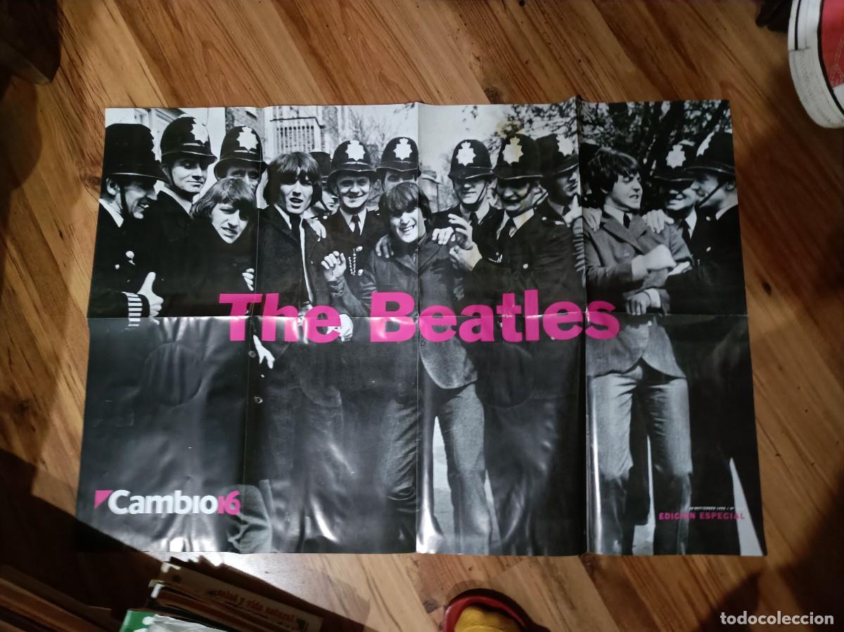 Casetes antiguos: P&Oacute;STER THE BEATLES REVISTA CAMBIO 16