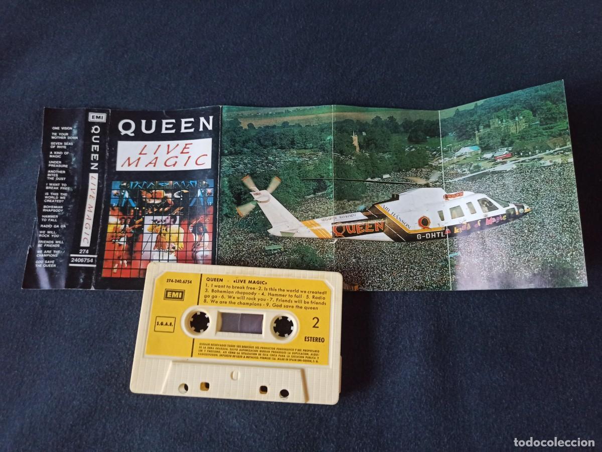 Casetes antiguos: Queen &ndash; Live Magic. Espa&ntilde;a, 1986 - Foto 2