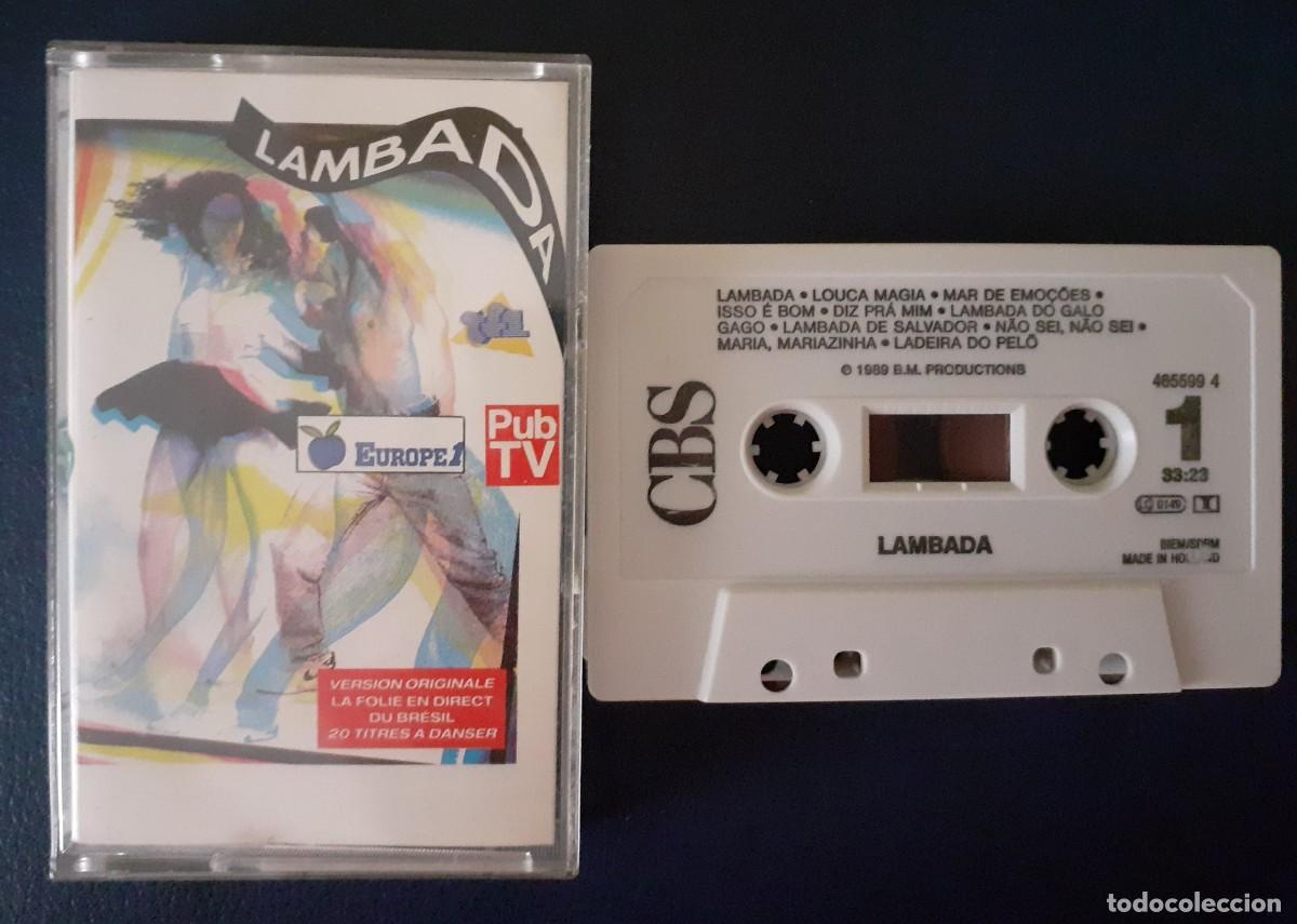 Casetes antiguos: CASSETTE ORIGINAL LAMBADA KAOMA de 1989 - Foto 4