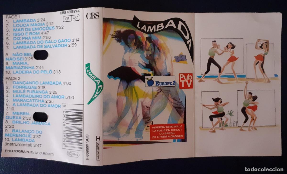 Casetes antiguos: CASSETTE ORIGINAL LAMBADA KAOMA de 1989 - Foto 6