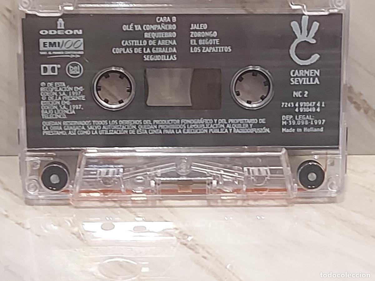 Casetes antiguos: CARMEN SEVILLA / MC 2 / MC-ODEON-1997 / DE LUJO. - Foto 2