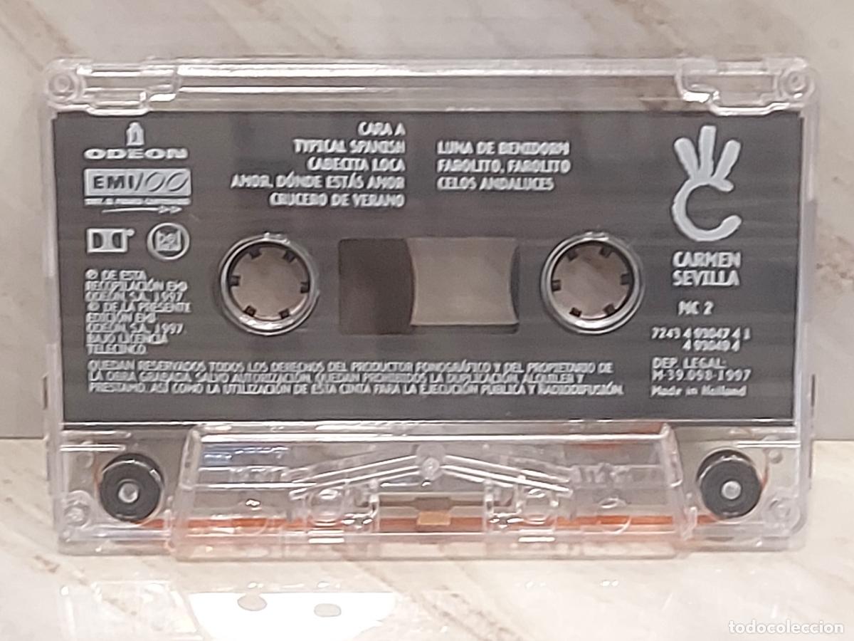 Casetes antiguos: CARMEN SEVILLA / MC 2 / MC-ODEON-1997 / DE LUJO. - Foto 3