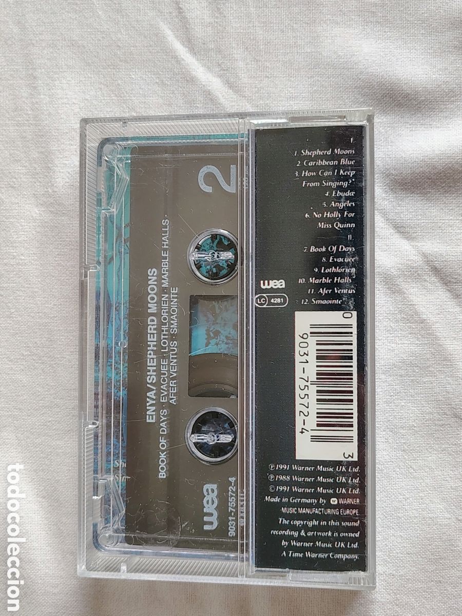 Casetes antiguos: Casete Enya - Shepherd Moons - Foto 2
